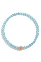 Collana Sicylui Donna in Pietre dure 1491CO17-CELESTE